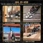 Angle Grinder to Multi-Tool Adapter, Carbon Steel Universal Head Converter - Image 4