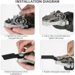 Angle Grinder to Multi-Tool Adapter, Carbon Steel Universal Head Converter - Image 5