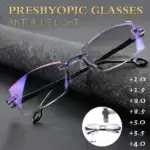 New Sapphire high hardness anti blue light intelligent dual focus reading glasses - Image 3