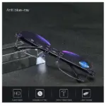 New Sapphire high hardness anti blue light intelligent dual focus reading glasses - Image 7